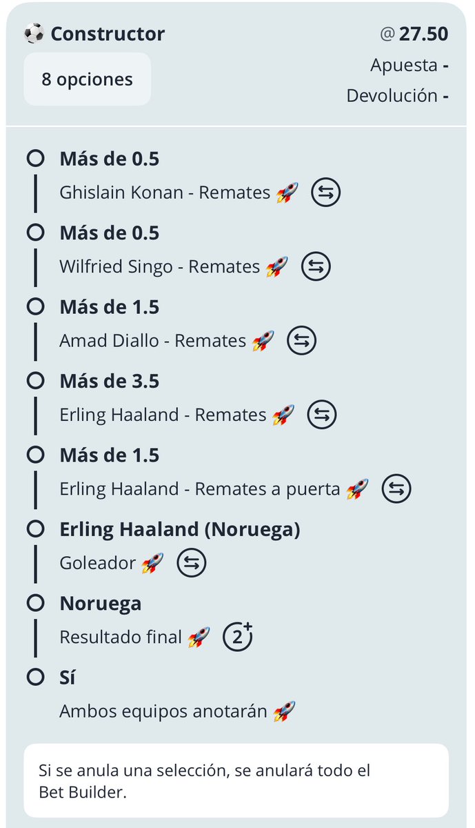 Billithebets's tweet photo. El verdadero soñador para hoy empieza desde temprano #Noruega #FWC26 #Costademarfil 

Vamooos deja tu 🍎 si me sigues 

#Gambling𝕏 #Freepicks https://t.co/I4vwr8laNS