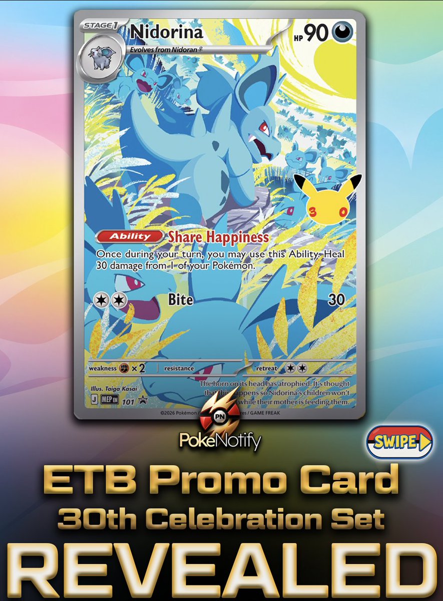 PokeNotifyX's tweet photo. 🚨 THE ENTIRE 30th ANNIVERSARY LINEUP JUST LEAKED... 🚨

This might be one of the strongest Pokémon product lineups we've ever seen. 👀🔥

Ultra Premium Collections. ETBs. Booster Bundles. Binder Collections. Figure Collections. Premium Collection Boxes. Battle Decks. Tech Sticker Collections...and more.

If this is only the beginning, Pokémon's 30th Anniversary is about to be absolutely insane. 🤯

⚡ We'll be tracking every preorder, restock, early link, and retailer drop the moment they go live.

🎯 Join the PokeNotify Discord today so you're ready before preorders begin. Link in bio. 🔥

Which product are you grabbing first? 👇
#Pokemon #PokemonTCG #Pokemon30