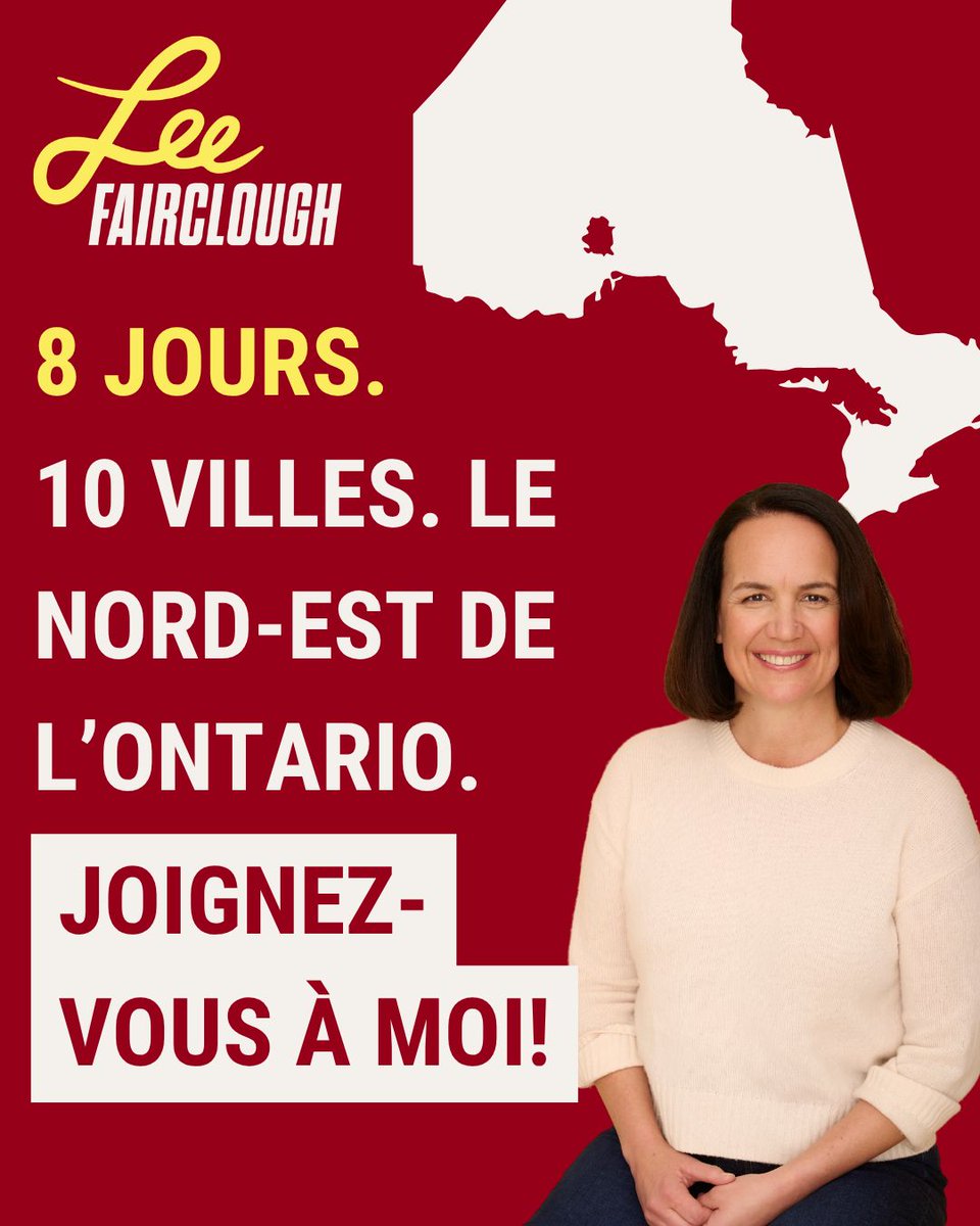 LFairclo's tweet photo. Les conversations les plus importantes se déroulent en personne.

Ce mois de juillet, je passerai huit jours dans le Nord-Est de l’Ontario, à parcourir la région pour avoir de vraies conversations avec les gens sur ce qui compte le plus pour eux.

Mon objectif est de visiter les 124 circonscriptions de l’Ontario. Dans quelques semaines, nous atteindrons la moitié du parcours.

Suivez notre tournée au https://t.co/zQB3DGVHFj et venez nous rencontrer lorsque nous serons dans votre communauté.

#UnOntarioQuiFonctionne for #NordEstOntarien
