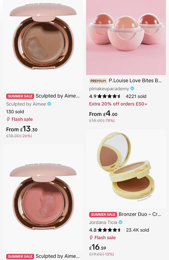 fitness_makeup's tweet photo. You can #Shop #Old #Faithfuls & #NewProducts on my #TTShop SimplyLeah_ #Feel #Free to #Browse & #Look your #VeryWelcome & #OfCourse #OFC #FollowMe #IFB would be a #Lovely #Treat it’s my #Birthday #ThisWeekend #Sunday #5thOfJuly #BirthdayTreat #SummerSales #foryou #fy #fyp https://t.co/37zmz4eaGp