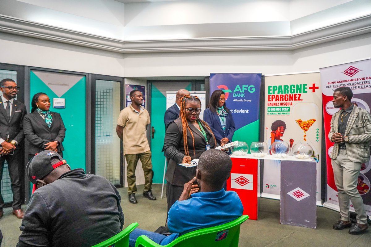 AFGBankGabon's tweet photo. 🎉 15ᵉ tirage EPARGNE+
En partenariat avec SUNU ASSURANCES GABON, ce 25 juin 2026 à Devenir.
#AFGBankGabon #EpargnePlus #SunuAssurances #Gabon #Tirage #Devenir https://t.co/GWVOshGflf