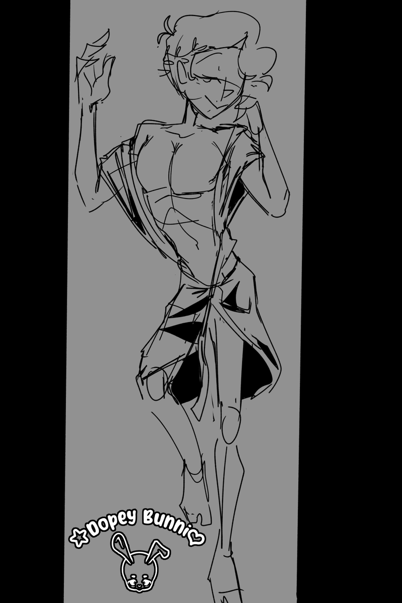 DopeyBunni_'s tweet photo. Body Pillow design WIPS #radiostatic https://t.co/PpNX319cpa