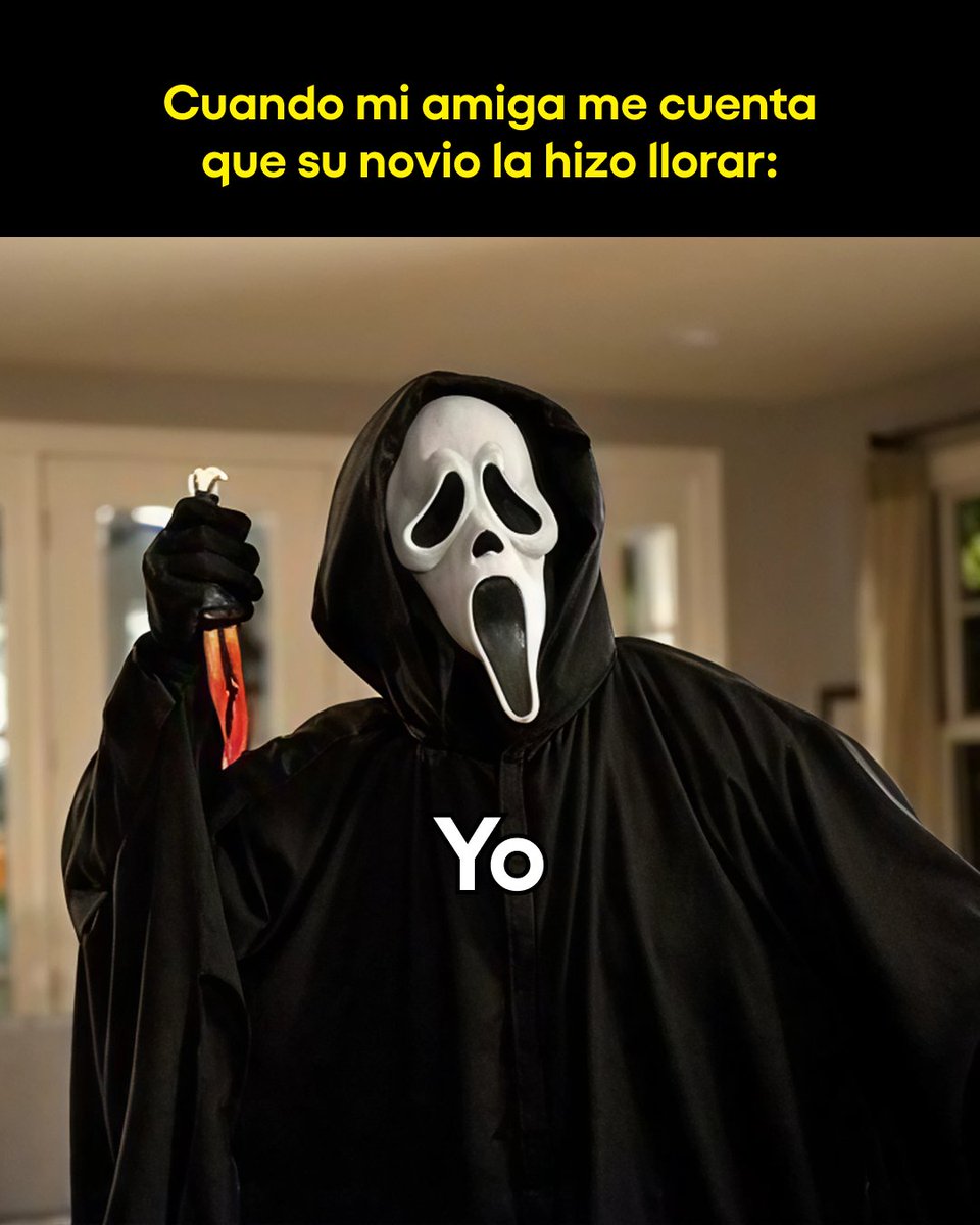PlutoTVAR's tweet photo. Traémelo que tengo un par de cositas que hablar con él… 🔪🩸
#PlutoTV #Scream4 #Terror #Entretenimiento https://t.co/SA6auOUpM4