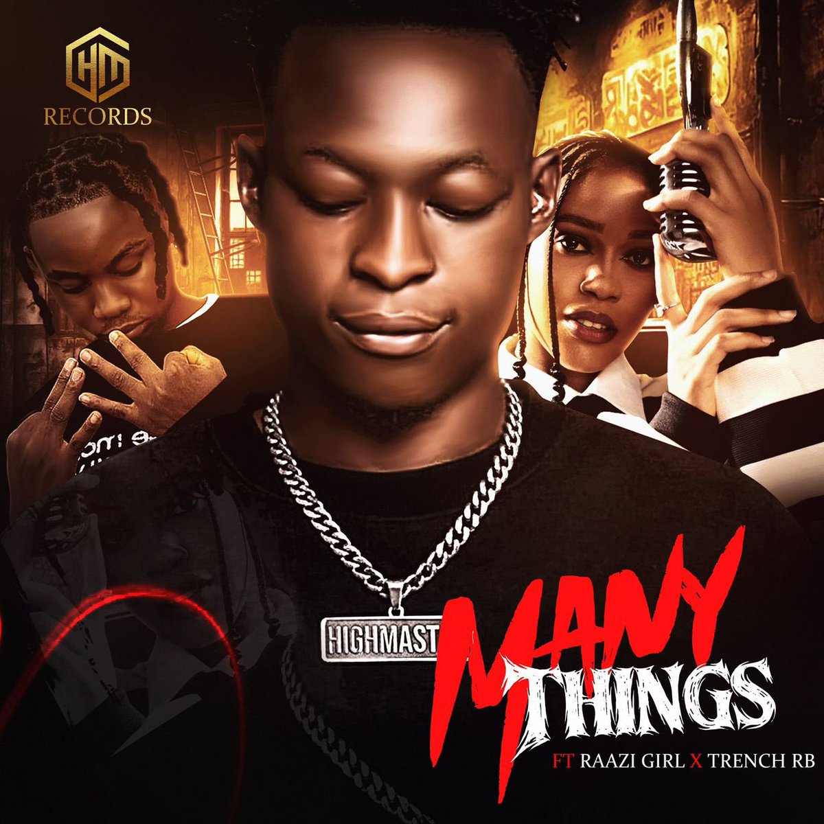 chudy_jnr's tweet photo. The love among these new cats is beautiful to see!

Highmaster featured Trench Boy and Raazi Girl on his new single, “Many Things.”

The grammar and flow😍 https://t.co/XVkfjJ1E5i