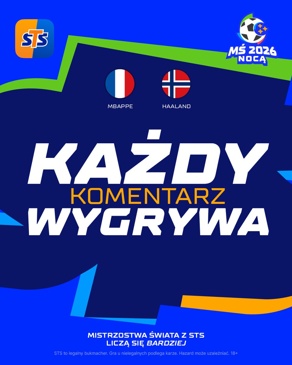 stspolska's tweet photo. 🚨TO ZNÓW SIĘ DZIEJE🚨

KAŻDY kto zostawi komentarz pod tym postem do 19:00 zgarnie 20 zł bonusu💸, jeśli Erling i Kylian łącznie strzelą dziś min. 4 gole ⚽⚽⚽⚽

WAŻNE: PRZECZYTAJCIE KOMENTARZ!!!