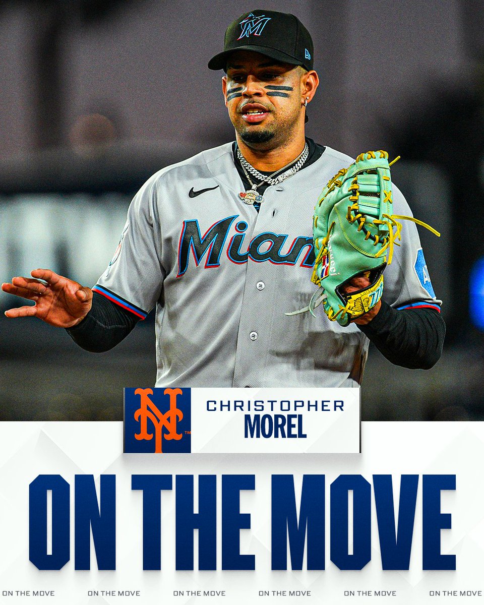 MLB's tweet photo. Mets, 1B/OF Christopher Morel reportedly agree to Minor League deal, per multiple reports including @MLBNetwork insider @JonHeyman. https://t.co/zlDseajHnz