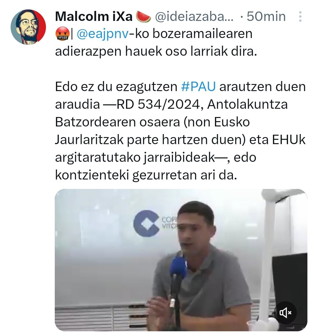 AbertzandalHour's tweet photo. Al final las cuentas troll de la IA las llevan los Parlamentarios. https://t.co/Q7ze86ZIPG
