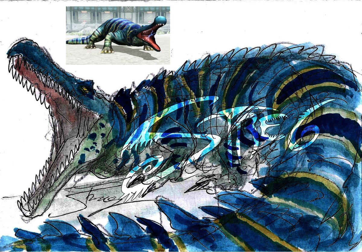 YMelcus's tweet photo. Jurassic June 30 : Deinosuchus (JPB)
#streg #jurassicpark #jurassicjune https://t.co/rAkwUOkAuD