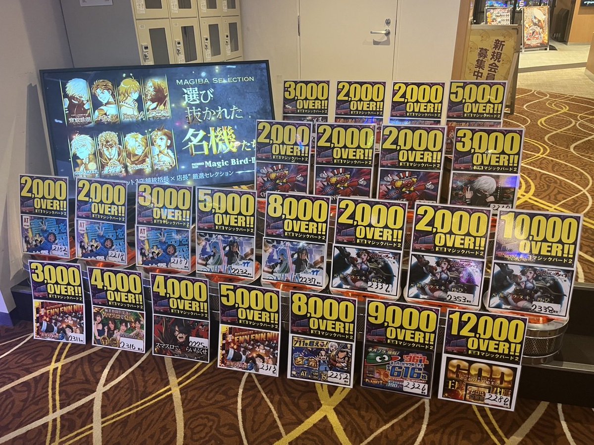 O2_0712's tweet photo. 本日30日、6月最終日の
ご来店誠にありがとうございます！
ミリオンゴッド12000、カバネリ10000
バラエティのネオプラ9000、真吉宗が
8000 新台SAO2から8000と今月を
象徴するように様々な箇所から！

7月はスロットフロア24周年です！😆 https://t.co/pnRnNM4VlA