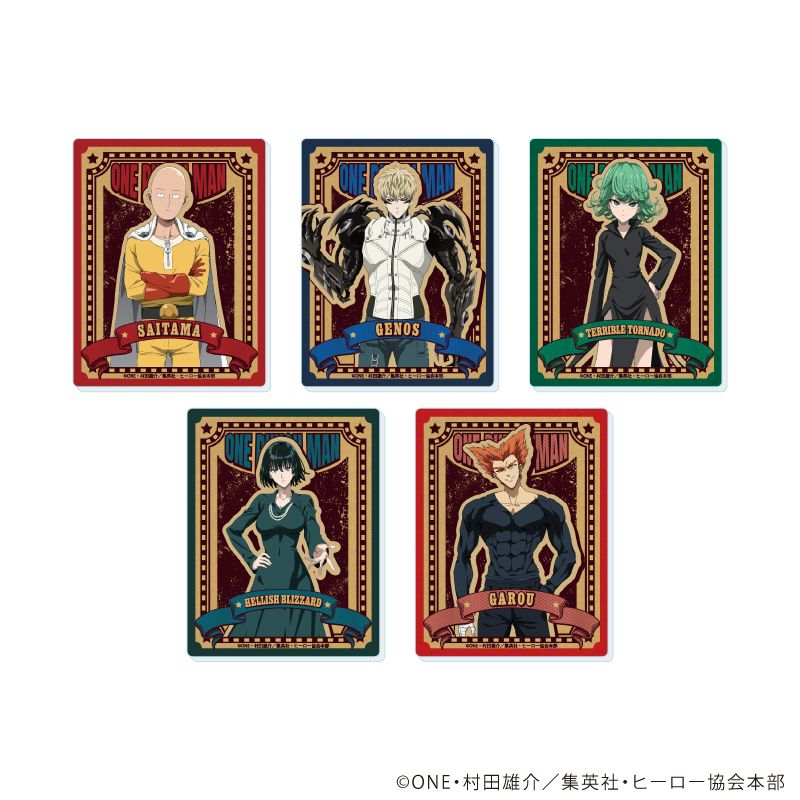 コレイズ販売終了間近】 ワンパンマン_アクリルカード01/コンプリート