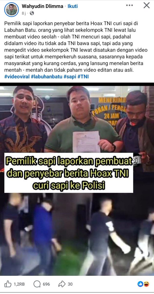 aselibukanbot's tweet photo. loh, katanya editan gaes vidio yang sempet rame kemaren rombongan nyuri sapi

menurut kalian rill atau editan? https://t.co/qUEmxQlAxX