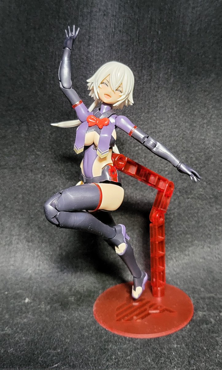 n89blcat's tweet photo. メガミデバイス　皇巫　スサノヲ　レガリア
優秀な素体の皇巫シリーズ😁
ツーサイドになるだけでも感じ変わるなぁ(´∀｀*)
いそいそと合わせ目消しといち部塗装はしますた🤣

＃コトブキヤ
＃メガミデバイス https://t.co/QSBB20pap9