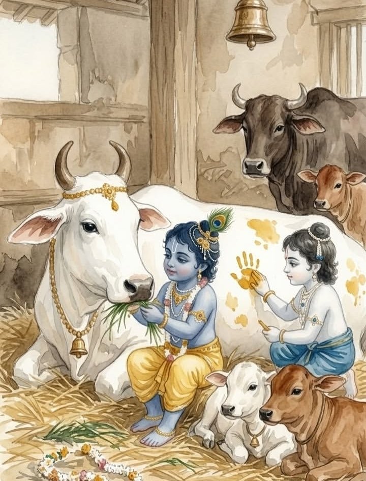 varnika786's tweet photo. गौ सेवा में ही कान्हा का सच्चा प्रेम झलकता है।

।। जय श्री गोविंदा।।🙏
।। जय श्री कृष्ण राधे राधे।।❤️ https://t.co/XWkdIsFmUv