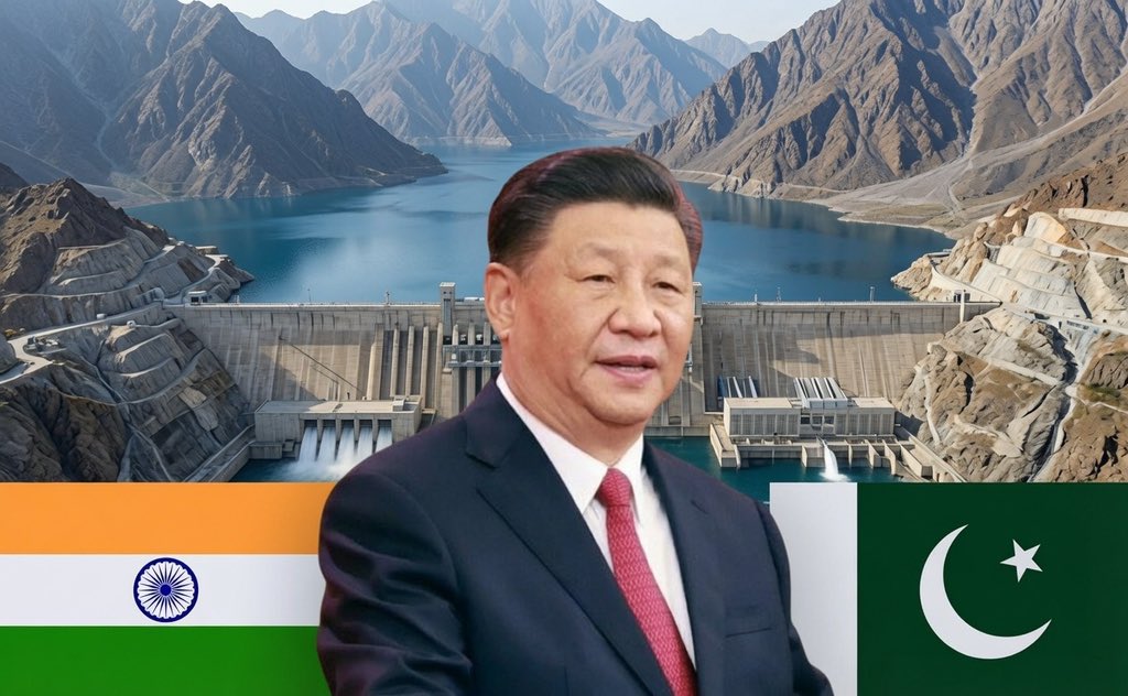 ZardSi's tweet photo. 🚨🇨🇳 BREAKING

China will stop water flowing to India if India attempts to block Pakistan’s water and violate the Indus Waters Treaty.

Chinese professor says the Indus originates in upstream China, not India, and Beijing will not allow India to block Pakistan’s water. https://t.co/bAuYMNBxC4