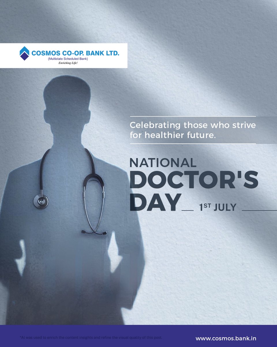 Cosmospune's tweet photo. Behind every healthier tomorrow is a doctor who chooses service, compassion, and dedication every day.
On National Doctors’ Day, we express our gratitude to the medical professionals who work tirelessly to care for communities and improve lives.
#NationalDoctorsDay #BetterHealth https://t.co/TTD7Ifde9Q