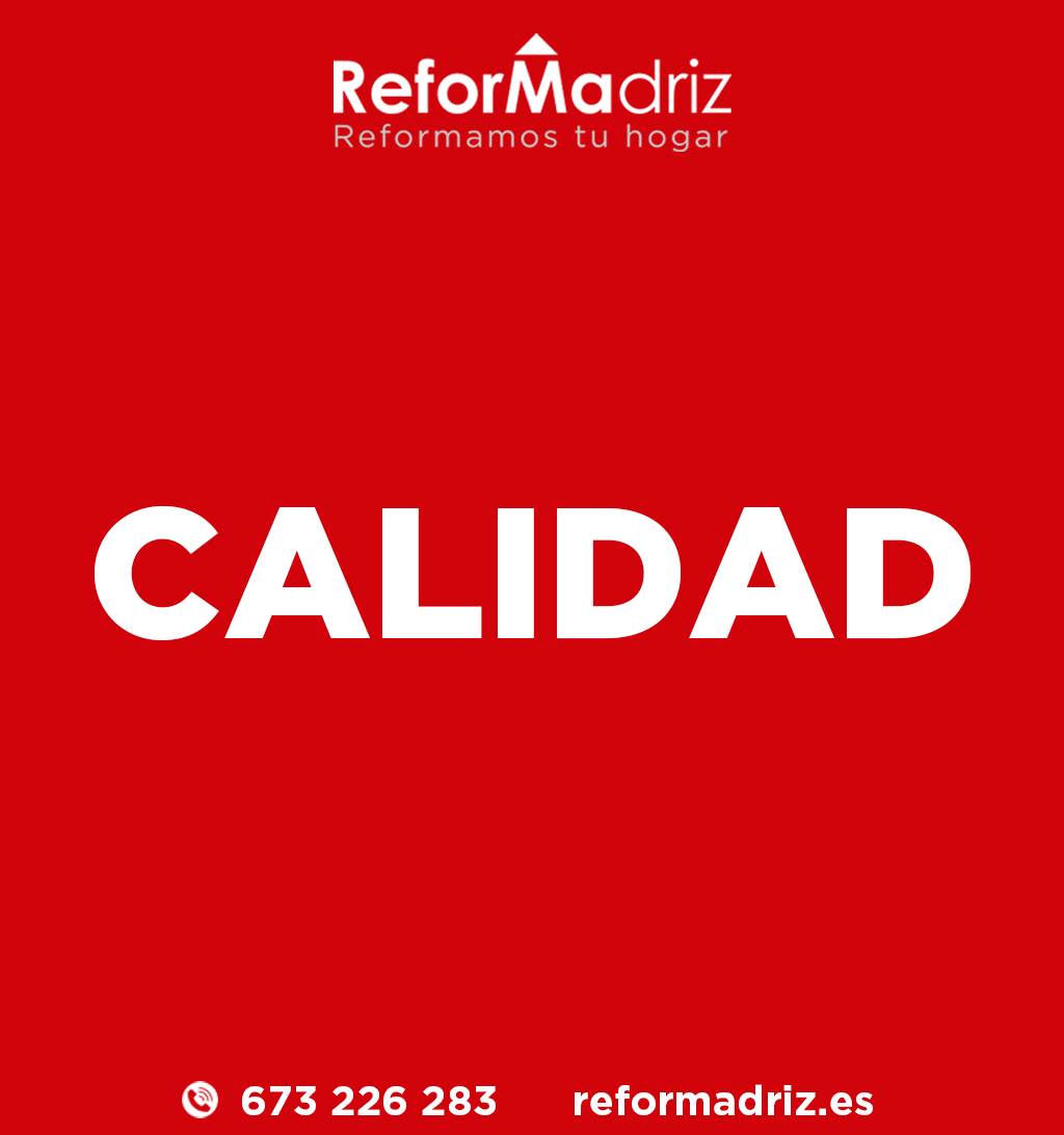 ReforMadriz's tweet photo. La calidad no es un extra, es nuestra forma de trabajar.
En ReforMadriz cuidamos cada detalle para que el resultado supere tus expectativas. Materiales de primera calidad, acabados impecables y profesionales comprometidos con la excelencia.
Solicita tu presupuesto gratis https://t.co/xTmKAoJ33n