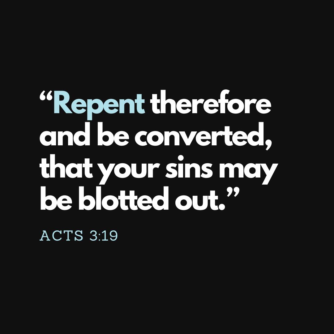 RealJackHibbs's tweet photo. “Repent therefore and be converted, that your sins may be blotted out.” - Acts 3:19 https://t.co/jMLyolXbEF