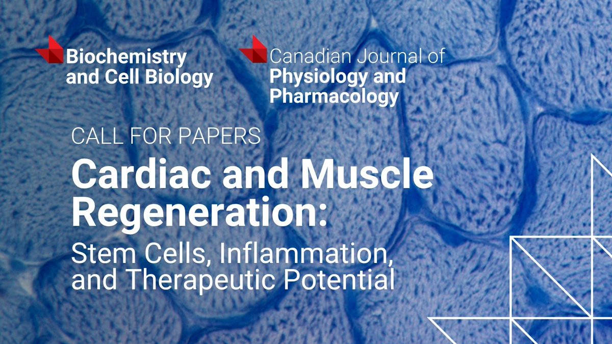 BioChemCellBio's tweet photo. Regenerating #muscle isn’t just a #biology question—it’s a systems-level challenge 🧬⚡
New #collection invites work on #stem cells, #immune signaling, and t#herapeutic strategies for #cardiac and #skeletal repair 🔬
Deadline: Jan 15, 2027
https://t.co/YI7PIPf1qO https://t.co/kqvDjJd6Ow