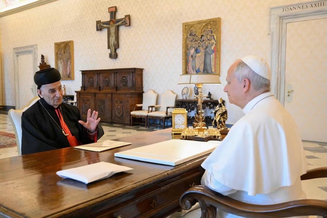 maronitas_es's tweet photo. El Papa León XIV recibió hoy a nuestro patriarca 🥰🫠

https://t.co/oboXhRb9nZ https://t.co/Uds5n0beUD