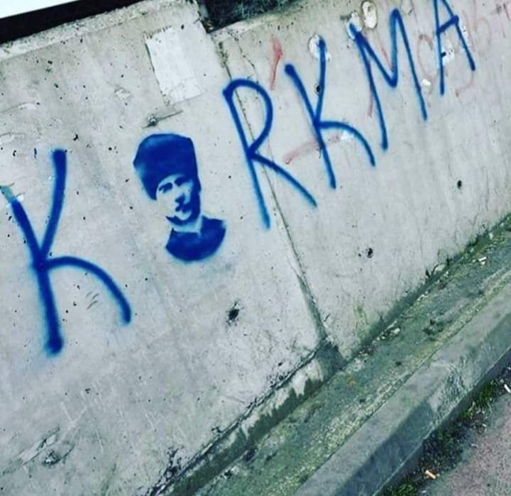 atsizinbozkurtu's tweet photo. Korkma, sen Türksün! 

Türkler hiçbir vakit, hiçbir şeyden korkmazlar. https://t.co/92sKBa6y8o