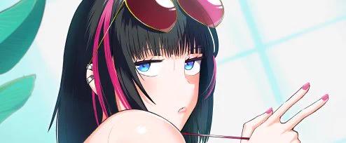 タペストリー用に描いたフルカラーイラストを支援サイトで先行公開しておきましたm(__)m