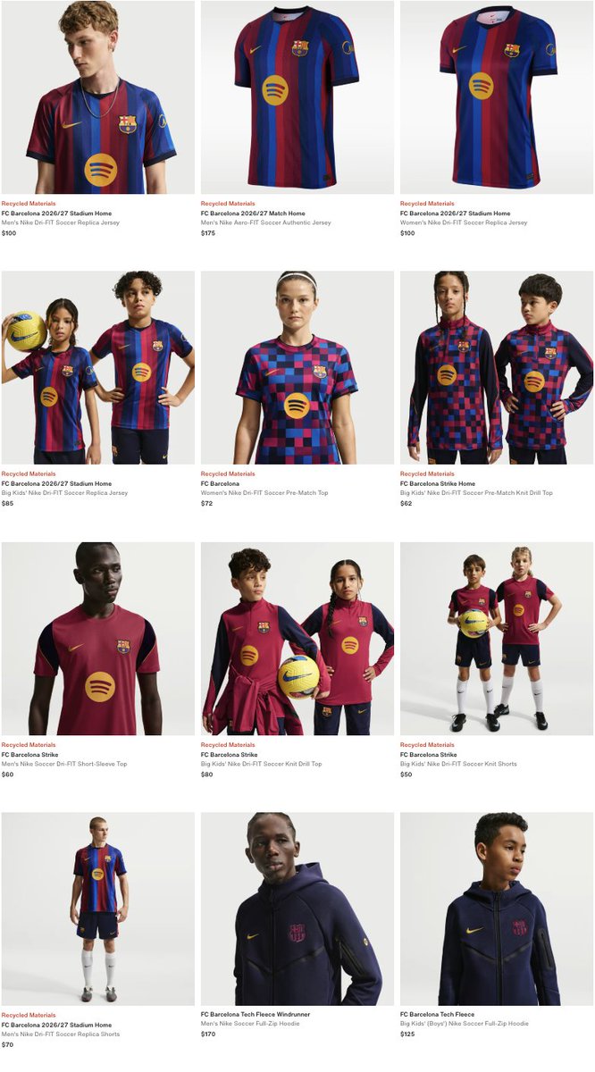 SOLELINKS's tweet photo. Ad: NEW Nike FC Barcelona 2026-27 Apparel on Nike US => https://t.co/pSXsepbs4p https://t.co/G5tJ3vF1kM