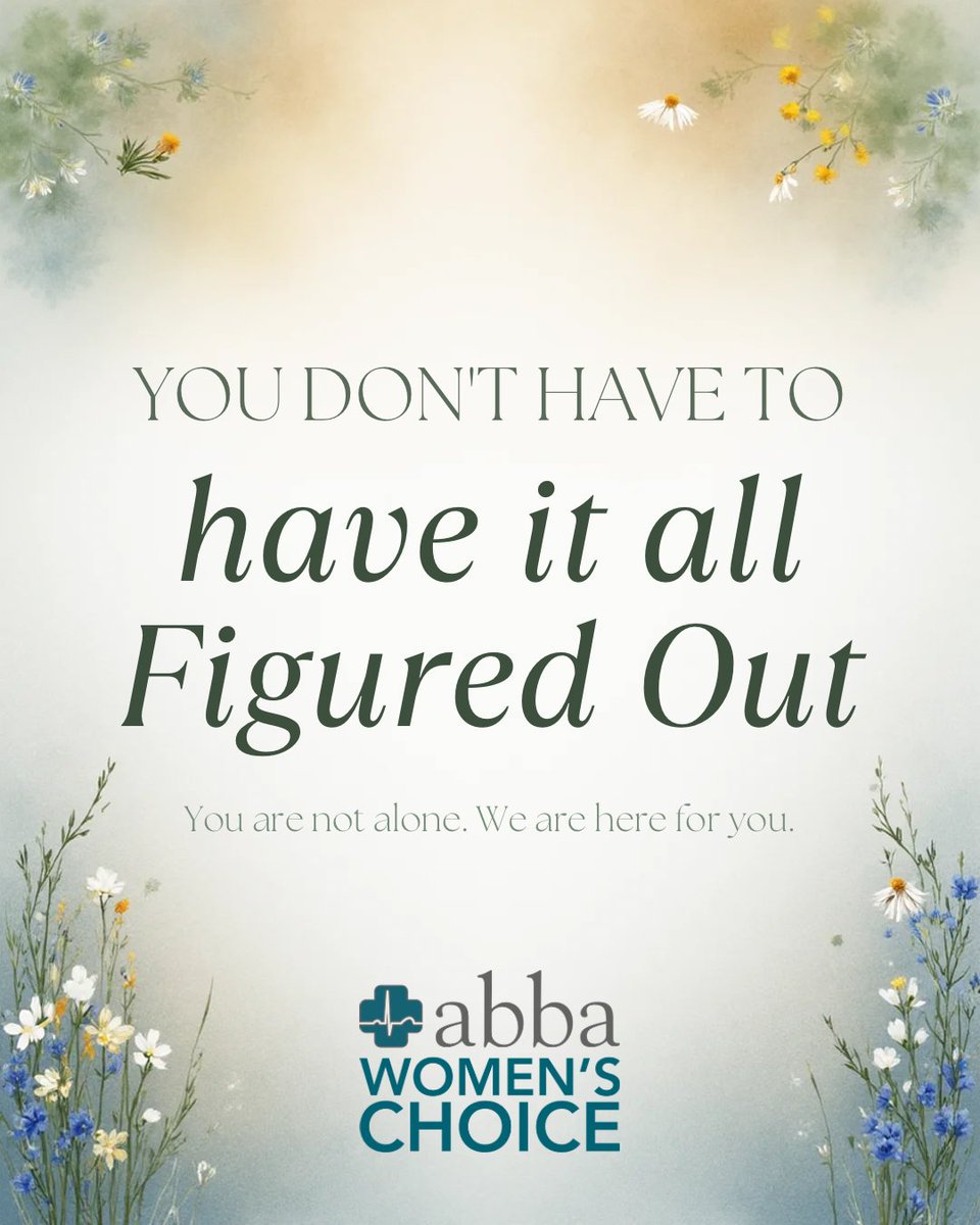 abbawomenchoice's tweet photo. You don’t have to have everything figured out.

If you’re facing an unexpected pregnancy, we’re here to listen, answer questions, and provide free, confidential support.

📞 (207) 253-5555
💬 Text: (207) 200-5746
🌐 https://t.co/1iNGhOQVhh

Open Monday–Thursday. #PortlandME https://t.co/UmDrt3b1li
