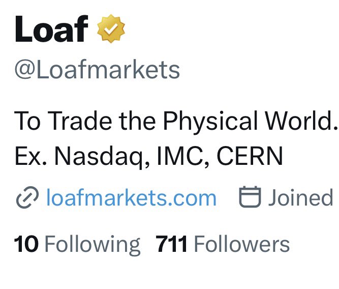 Loafmarkets's tweet photo. 711 followers! Lofe you guys 🍞 https://t.co/rpCWaVMFN5