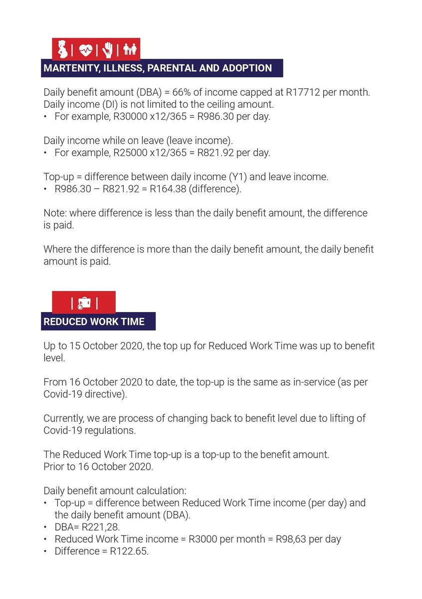 UIFBenefits's tweet photo. Read here to learn how the payment of the #UIF's normal benefits such as unemployment, maternity, and Illness are calculated.

#UIF
#WorkingForYou
#YaziniFriday
#DEL
#ServiceDeliveryZA
#YouthMonth2026 https://t.co/FfnF1oeNE2