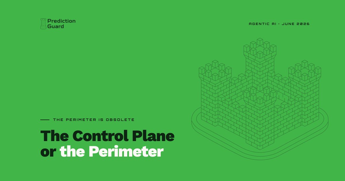 predictionguard's tweet photo. AI agents break perimeters. Secure them with an in boundary Zero Trust Control Plane. Read how below! https://t.co/sU5VGuz9nu