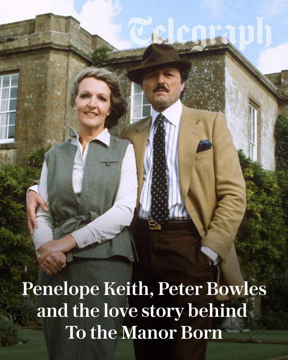 Telegraph's tweet photo. Why did To the Manor Born captivate nearly 24 million viewers?

It wasn't just the countryside or the comedy, it was the irresistible chemistry between Penelope Keith and Peter Bowles.

We revisit their love story here ⤵️
https://t.co/FvVU8RzrsX https://t.co/5xLqW0occm