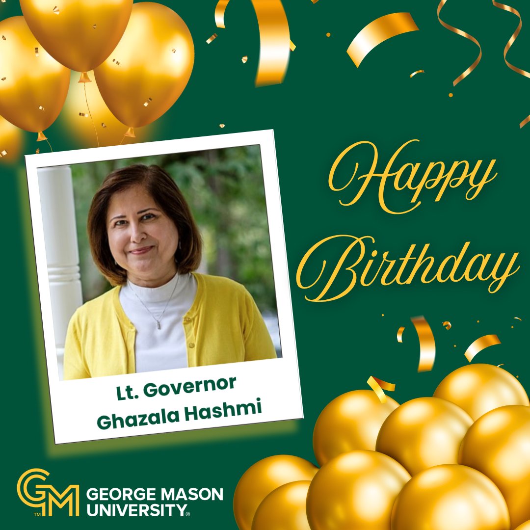 MasonGovComRel's tweet photo. Happy birthday to @ltgovhashmi! Thank you for supporting Mason Nation. https://t.co/xM4qF6kZd5