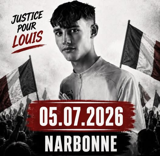 ScaryEurope's tweet photo. 📷 The family of Louis is calling for a large mobilization on Sunday, July 5, in Narbonne, France.
His mother told the press: “This is not the time for tears. This is the time for war.”
Meeting point: 11:00 a.m. in front of Narbonne City Hall.
European friends are also welcome to stand with us.