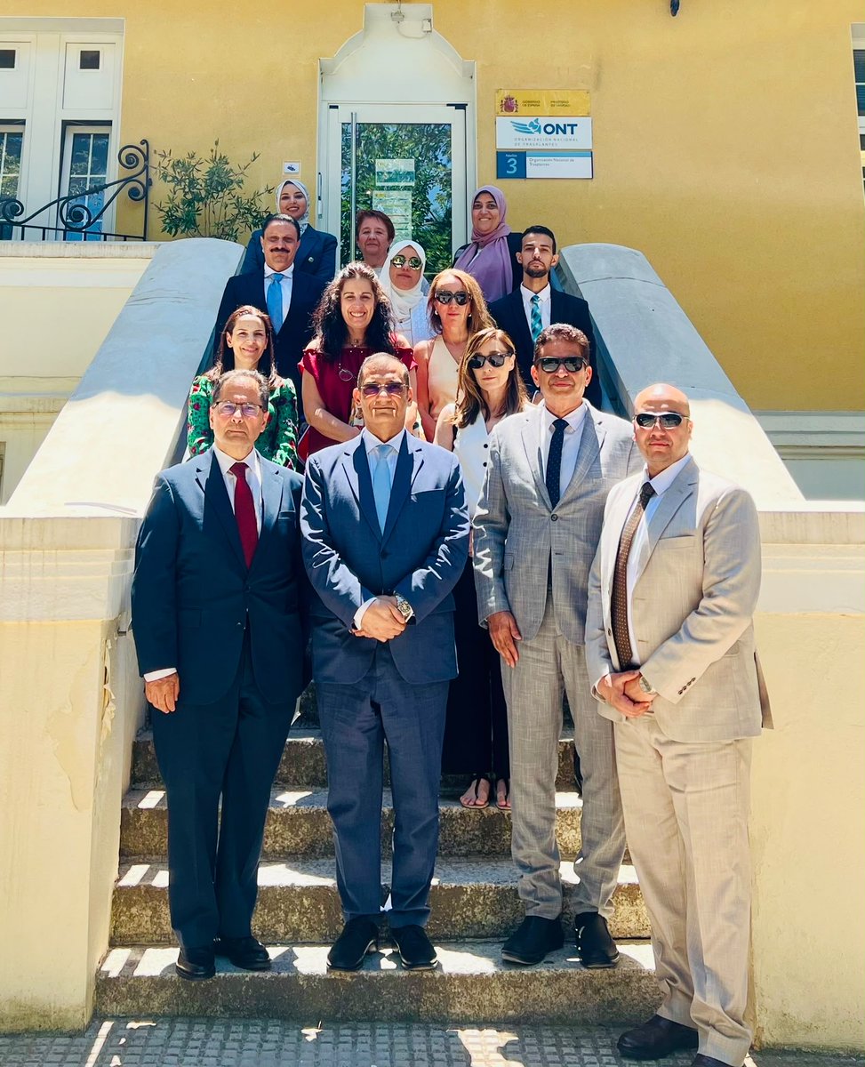 ONT_esp's tweet photo. 🌍Ayer recibimos en la @ONT_esp la visita de la delegación de Egipto acompañados por @AECID_es y @CsaiFundacion para conocer el #ModeloEspañol de donación y #trasplante
#OrgulloONT💙 https://t.co/Actvg6Pyns