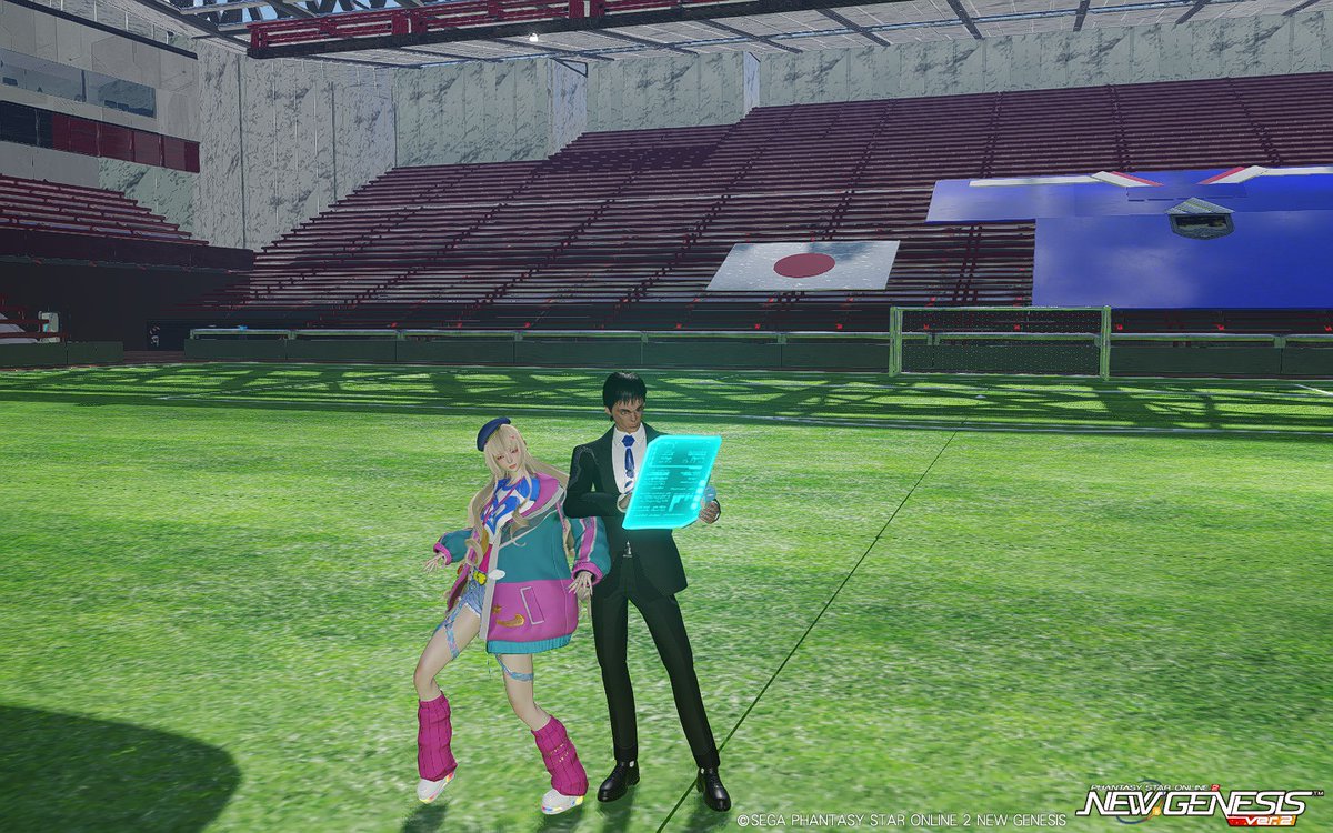 ship5pso2ngs's tweet photo. サッカーは詳しくないけど監督姿で集まった皆と応援してました！

#PSO2NGS_SS
#クリスペワールドカップ同時視聴会

期待も悔しさも皆で１つになった時間でしたね
ありがとう、日本！ https://t.co/v5hkzjqH6E