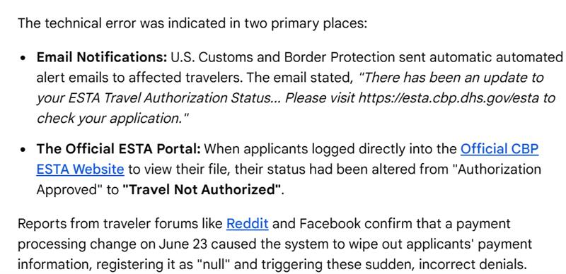LastYouSaw's tweet photo. @ClaudiaMurvzr7 @KenanWaters @CBP @USAinUK @SimonCalder @SenMullin @BBCBreaking @BBCNews I have been having the same issue, google shows this now. https://t.co/GZatJYC3f6