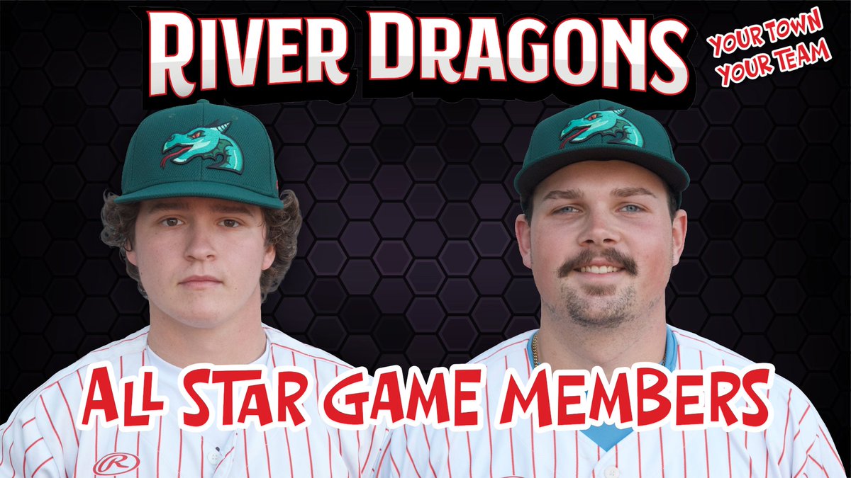 PLRiverDragons's tweet photo. ✨Congrats to Brandon Gour and Ethan Wielt who have been selected to represent the Alton River Dragons at the 2026 Prospect League All-Star Game in Lafayette on July 7th!✨
#AltonRiverDragons https://t.co/VYknMCQCxg