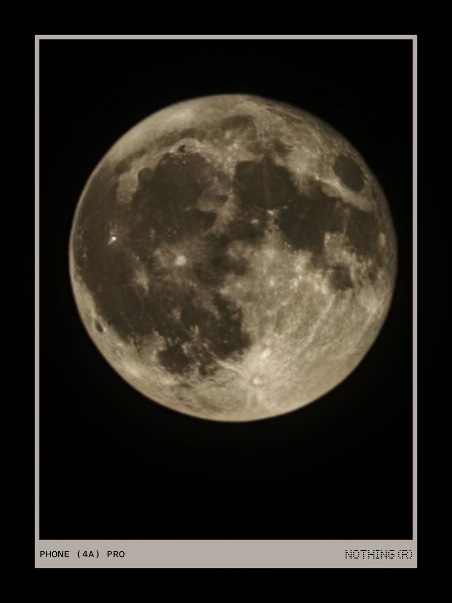 m_nawachi's tweet photo. 今日は満月🌕
ごきげんよう
Nothing Phone (4a) Pro https://t.co/eELeDzxVb5