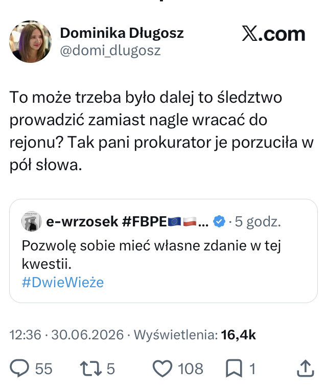 JGrubymare32583's tweet photo. @domi_dlugosz znowu błysnęła 😂
#domidlugosz #newsweek https://t.co/WNStcHE36U