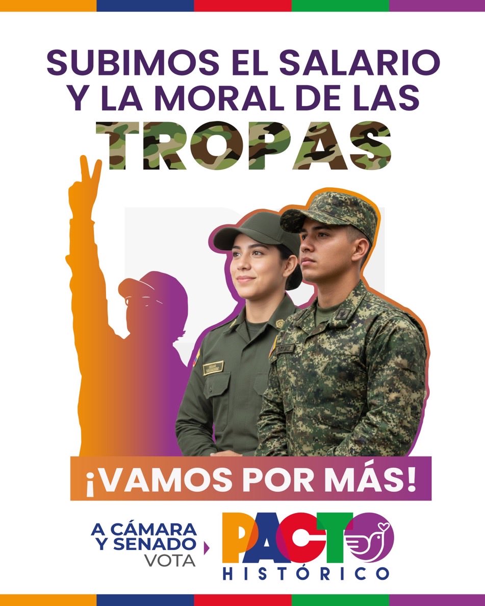 Bizarnik's tweet photo. @MauricioGomezCO @PITERALBEIRO @ABDELAESPRIELLA @jrestrp PETRO mejoró la comida, salario y calidad de VIDA a las FFMM 

No les va ordenó asesinar y vestir de guerrilleros a jóvenes inocentes https://t.co/YhMxUmSFwh