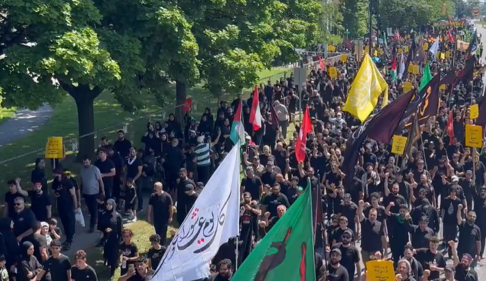 jihadwatchRS's tweet photo. Dearborn, Michigan: Muslims flood the streets in massive numbers, ‘making clear they’re here to conquer’
by Christine Douglass-Williams

According to the Detroit Free Press, the massive crowd was on an Islamic ashura march — a Shia commemoration of the martyrdom (at the hands of the Sunnis) of Muhammad’s grandson Husayn ibn Ali. They took the march to a new level:

“Many held or waved black, red and green flags praising Imam Hussain, while others held up yellow signs that read: “We do not bow down to tyrants,” “Never to Humiliation,” “Every day is Ashura, Free Palestine,” and “Your days are numbered — Justice is coming.”

And it isn’t the first time such a large crowd of Muslims took to the streets of Dearborn this year.

Read more at the link in the next post.