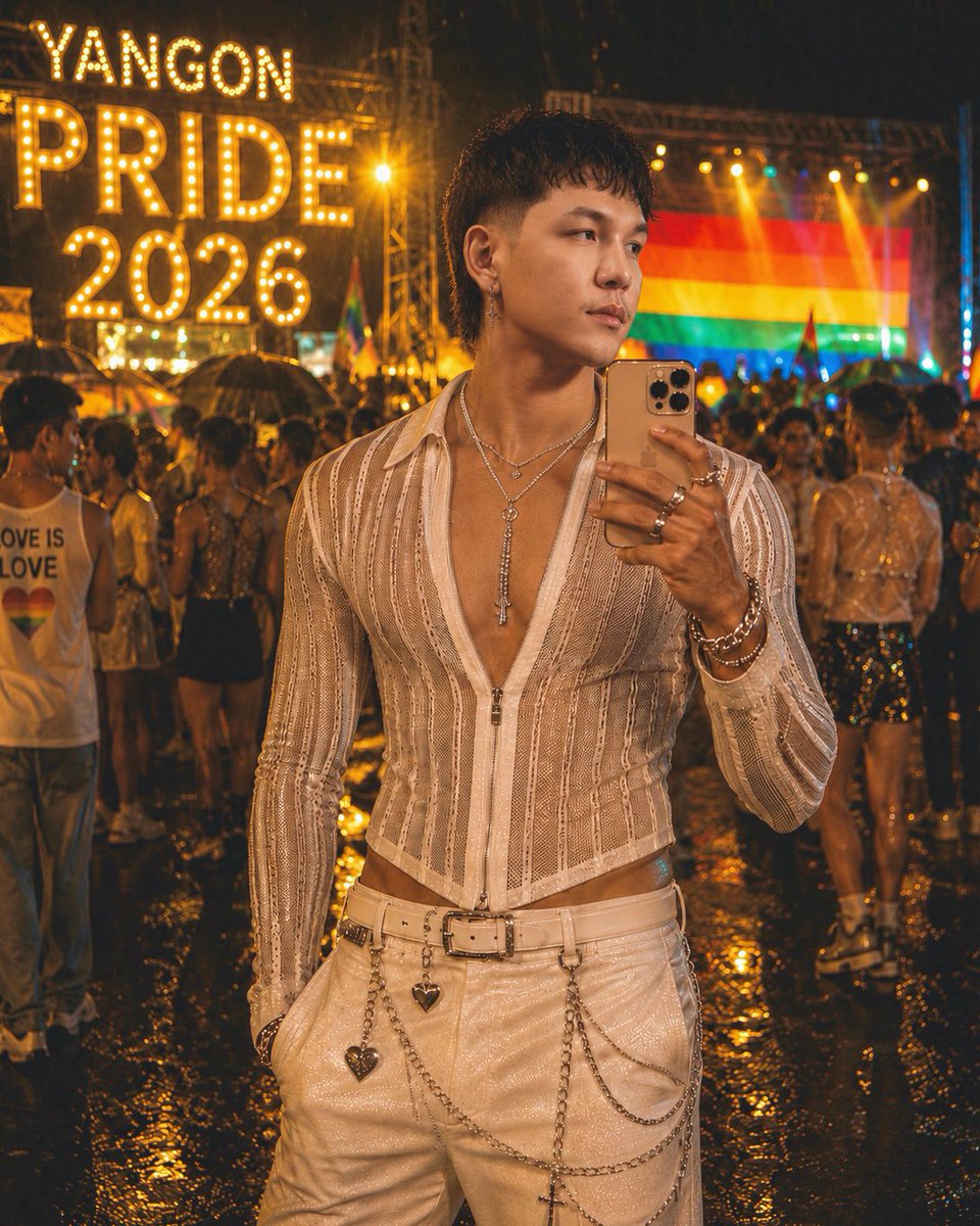 ericyoung2034's tweet photo. Pride Month ပြီးတော့မှပဲ တင်ဖြစ်တော့တယ်
Cool tones. Warm light. Endless pride. 🌈
Pride doesn’t end when June does.
Be yourself.
Love freely.
Live unapologetically.
#PRIDE_2026 #Pride #Myanmar https://t.co/i4ZgClxgu1