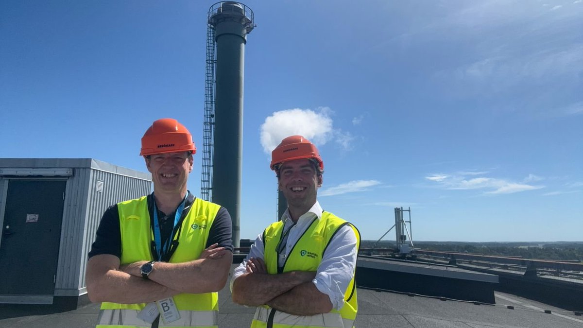 PEverhill's tweet photo. Toppbestigning av Gärstadverket tillsammans med @AndersThor @energiforetagen! https://t.co/i0zhF2Iuds