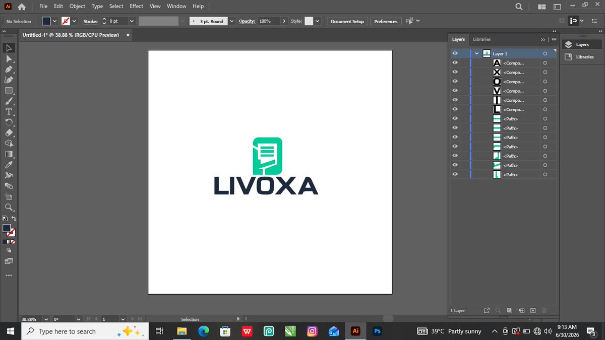 Sheriff1557471's tweet photo. Logo design for Livoxa.
Working on this SaaS brand has been a great experience from exploring ideas and sketching concepts to bringing the final logo to life.
Need a designer? DM me.
#LogoDesign #BrandIdentity #SaaSDesign #GraphicDesign #BrandDesigner https://t.co/oOm4w9Khwg