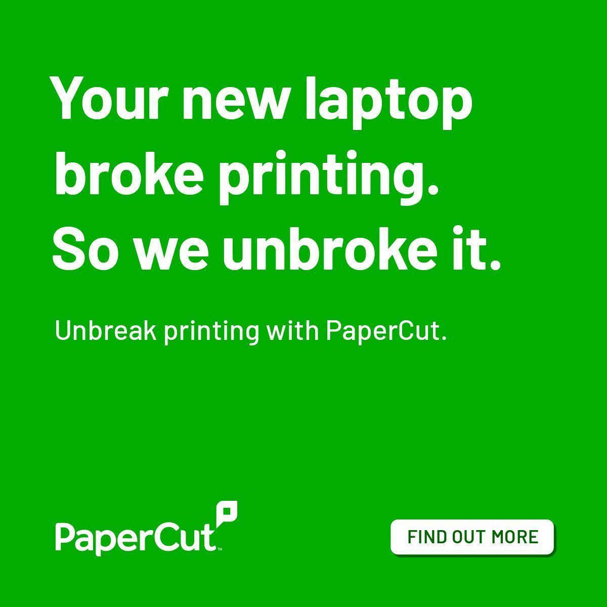 PaperCut Software tweet media
