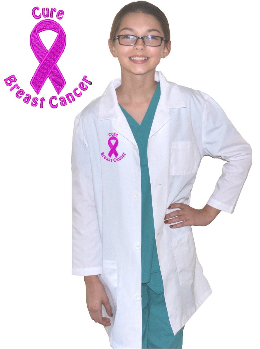 MyLittleDoc's tweet photo. Kids Lab Coat with Cure Breast Cancer Ribbon Embroidery Design for little Doctors and Nurses #monogrammed #embroidered 
$25.98
➤ https://t.co/DNUCbxT595 https://t.co/mZcl0mbXhq