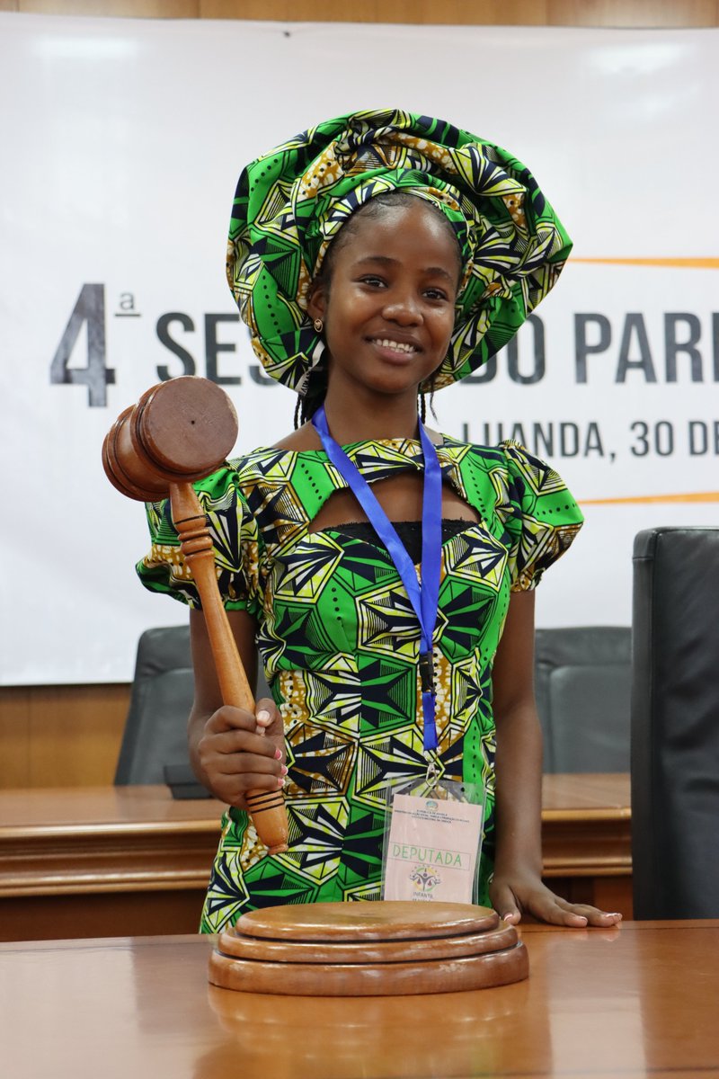 UNICEFAngola's tweet photo. Children’s voices matter.
During Angola’s 4th National Children’s Parliament Session, young representatives presented recommendations, elected a new leadership team, and helped shape a more inclusive future.
Led by #INAC with #UNICEF support. https://t.co/OnITwgef8O