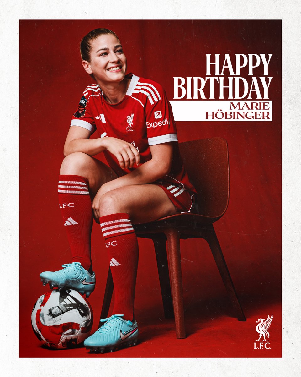 LiverpoolFCW's tweet photo. Join us in wishing Marie Höbinger a very happy birthday 🎉 https://t.co/t8f6N0z2Mb
