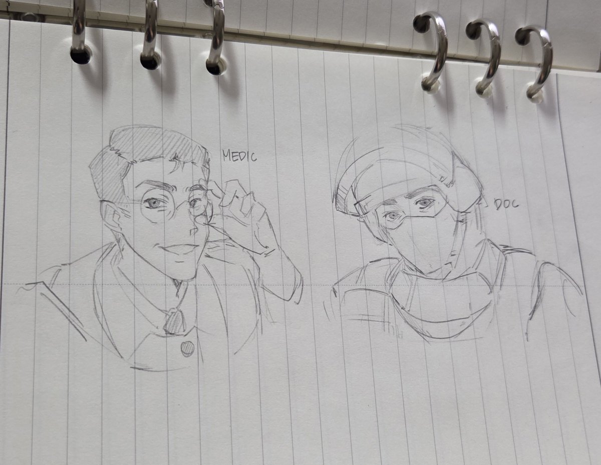 Barrage_exe's tweet photo. Which one? They're both doctor anyway.
누구 따라갈래? 둘 다 의사긴 한데.
#RainbowSixSiege #r6siege #R6S #R6SX #R6community #Doc #TeamFortress2 #Tf2 #Medic https://t.co/7Fbi0vhLBK