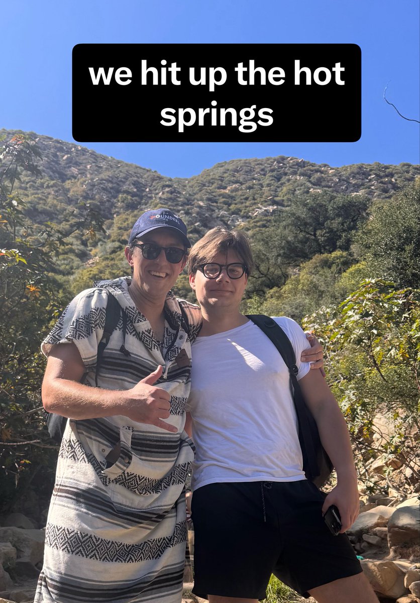 andrewfoxwell's tweet photo. Need a cracked creative strategist that’s also insanely good at AI? 

Meet my buddy and long-time Foxwell member Freddy the 🇩🇪 German! He’s done CS for Hexclad among many others and is back on the freelance market! 

He’s been staying with us for the last few days in SB. ❤️ him. https://t.co/d2dro1Kd9l